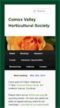 Mobile Screenshot of comoxvalleyhortsociety.ca